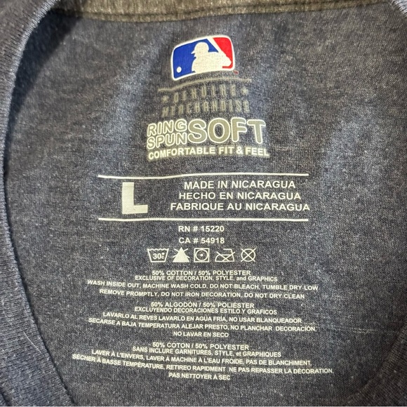 Genuine Merchandise | Minnesota Twins T-Shirt Men's Large Blue Short Sleeve - Picture 5 of 5